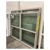 Mixed Twin Single Hung Vinyl Windows x 2