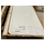 60" x 32" White Slate Shower Base