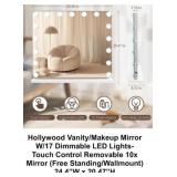 Hollywood Vanity Mirror w/17 LED Lights
