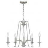 Ashley 5-Bulb Chandelier in Nickel x 2