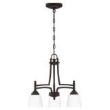 Quoizelï¿½ 3-Bulb Chandelier in Bronze