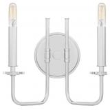 Ashley 2-Bulb Wall Sconce in Nickel x 2