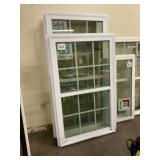 Silverline Mixed White Single Hung Windows x 2