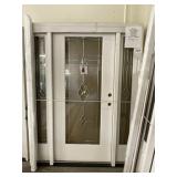 Full Lite Zinc Leaded Entry System LH