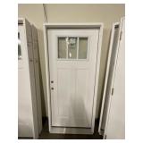 36" x 80" RH Fiberglass Craftsman Style Ext. Door