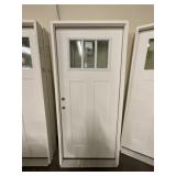 36" x 80" RH Fiberglass Craftsman Style Ext. Door