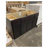 48" Espresso Vanity Sink Base x4