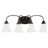Generation 4-Bulb Vanity Light in Bronze