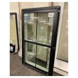 3' x 5' Black Vinyl Single Hung Window