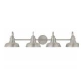 Hampton Bay 4-Bulb Vanity Light in Nickel