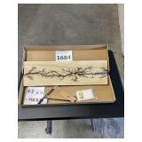 Lichtenberg Fractal Burnt Shelf with Brackets