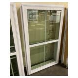 3' x 5' White Vinyl Single Hung Window