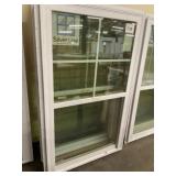3' x 5' White Vinyl Single Hung Windows x 2
