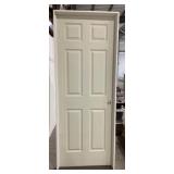 30' x 80' LH MDF 6-Panel Interior Door