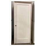 32' x 80' RH Primed MDF Single-Panel Interior Door