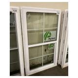 3' x 5' White Vinyl Single Hung Window