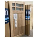 36' x 80' Cedar 6 Lite Barn Door w/ Hardware