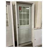 32' x 80' RH Steel 9-Lite Exterior Door
