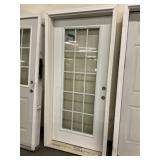 36' x 80' LH Steel 15-Lite Exterior Door