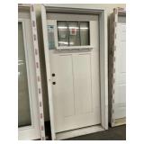 36' x 80' RH Fiberglass Craftsman Style Door