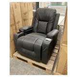 Black Massage Rocker Recliner w/ Heat