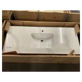 55' x 22' Stone Composite Single Bowl Van. Top