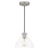 Ashley 1-Bulb Pendant Light in Nickel x 2