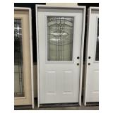 36' x 80' LH Steel HV Deco Glass Exterior Door
