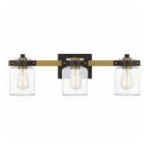 Ashley 3-Bulb Vanity Light in Bronze