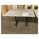 48' x 30' x 20-1/4' Indoor/Outdoor Table W/Base