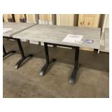 48' x 30' x 20-1/4' Indoor/Outdoor Table W/Base