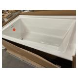 66' White Drop In Tub