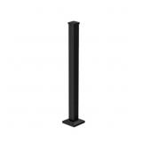 3' x 3' x 38' Black Aluminum Rail Post Kit x 9