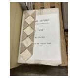 3' x 12' Tuscano Diamond Noce/Ivory x 30 Pieces