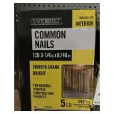 5lb Box of 12D 3-1/4" Interior Common Nails x 4