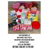 Toys and Valentines Lot