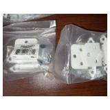 Bag of (12) Brainerd® Self Closing Hinges in White
