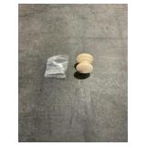 Bag of 1-1/2" Wooden Cabinet Knobs for One Money
