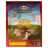 5Pc Tents, Tunnels & Ball Pit w/ B-BALL Hoop