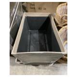 Lightweight 24" Rectangular Planter x 2