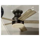 Crestwell 52" Indoor Ceiling Fan in Matte Black
