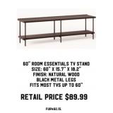 60" Room Essentials TV Stand