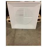Box of (2) 24" x 24" Ceiling Diffusers in White