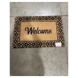 "Welcome" Border Printed Coir Mat x2