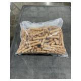 Bag of (200) 3" Wooden Oak Shaker Pegs