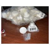 Bag of (25) 1-1/4" Plastic Cabinet Knobs