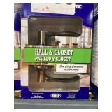 BHP Hall & Closet Door Lever Set Antique Brass x3