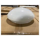 Pallet of 8" Fitter White Glass Mushroom Shades