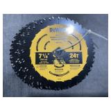 DeWalt 7 1/4" 24T Saw Blades x10