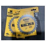DeWalt 5 3/8" 24T Saw Blade x2